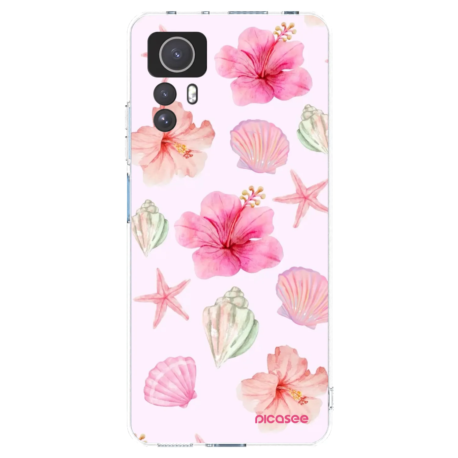 Picasee silikónový prehľadný obal pre Xiaomi Redmi Note 12S - Blush Lagoon