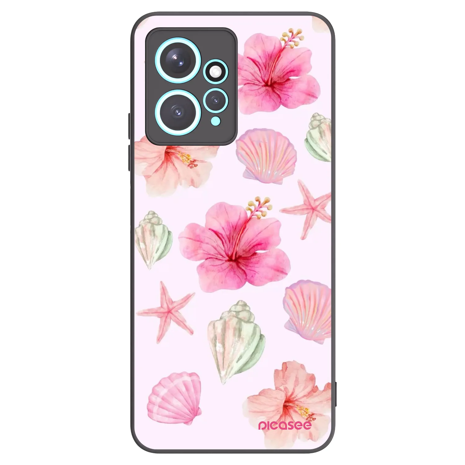 Picasee silikónový čierny obal pre Xiaomi Redmi Note 12 4G - Blush Lagoon