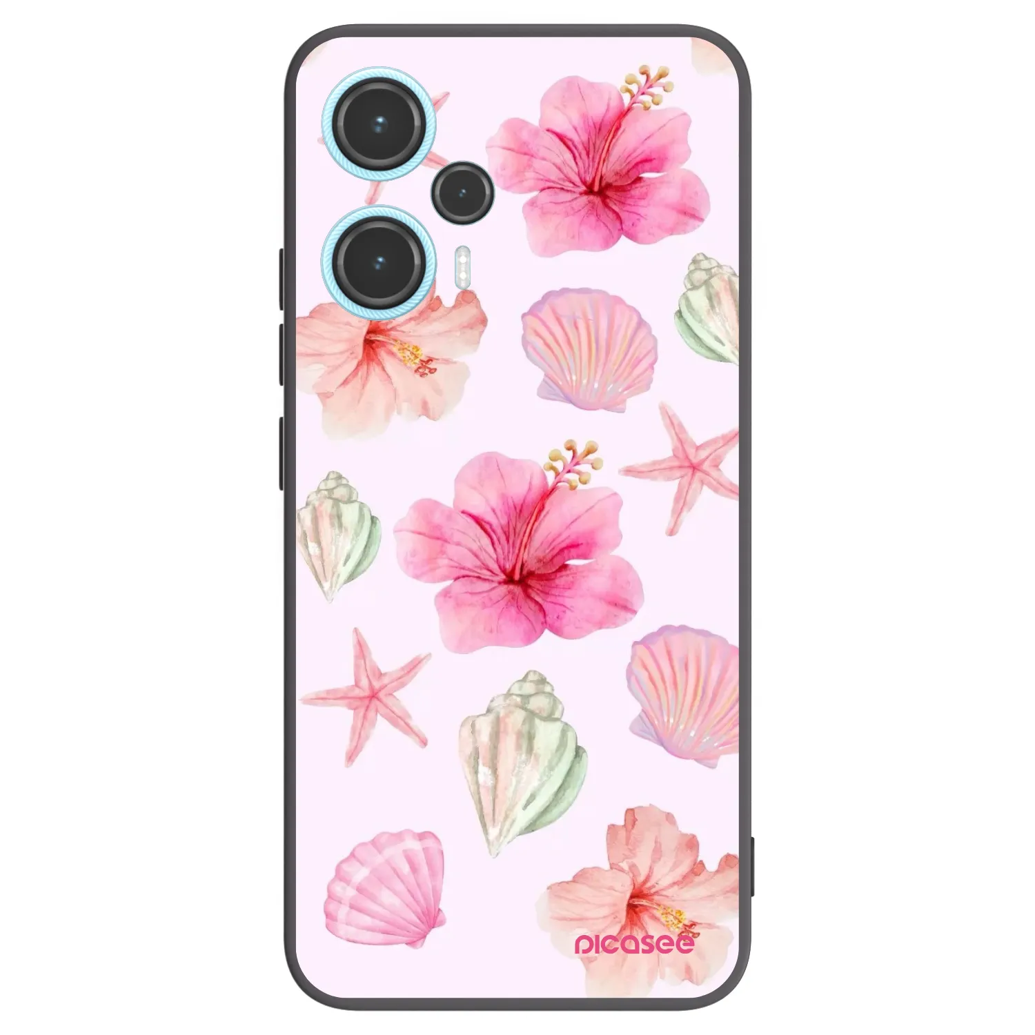 Picasee silikónový čierny obal pre Xiaomi Poco F5 - Blush Lagoon