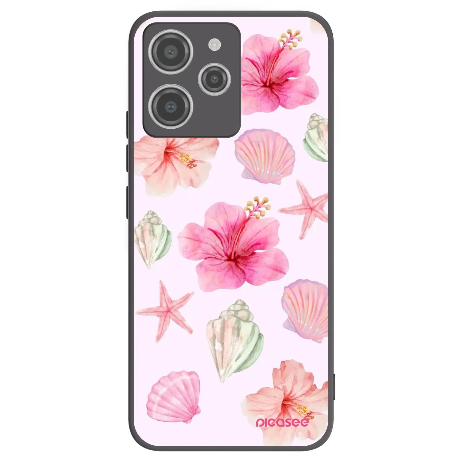 Picasee silikónový čierny obal pre Xiaomi Redmi 12 4G - Blush Lagoon