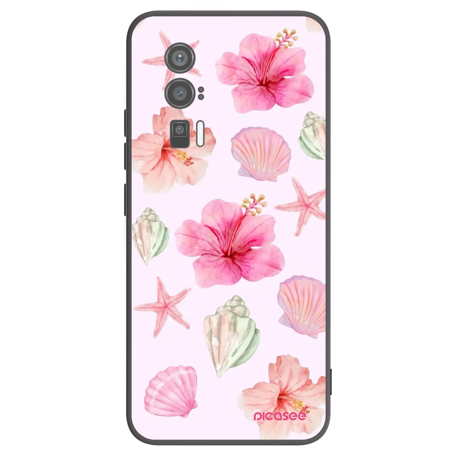 Picasee silikónový čierny obal pre Xiaomi Poco F5 Pro 5G - Blush Lagoon