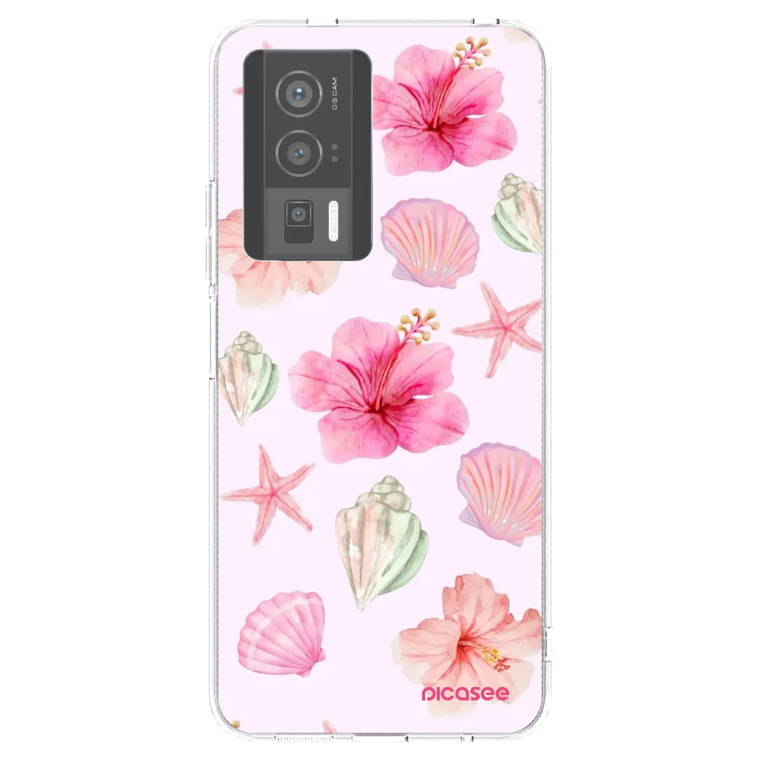 Picasee silikónový prehľadný obal pre Xiaomi Poco F5 Pro 5G - Blush Lagoon