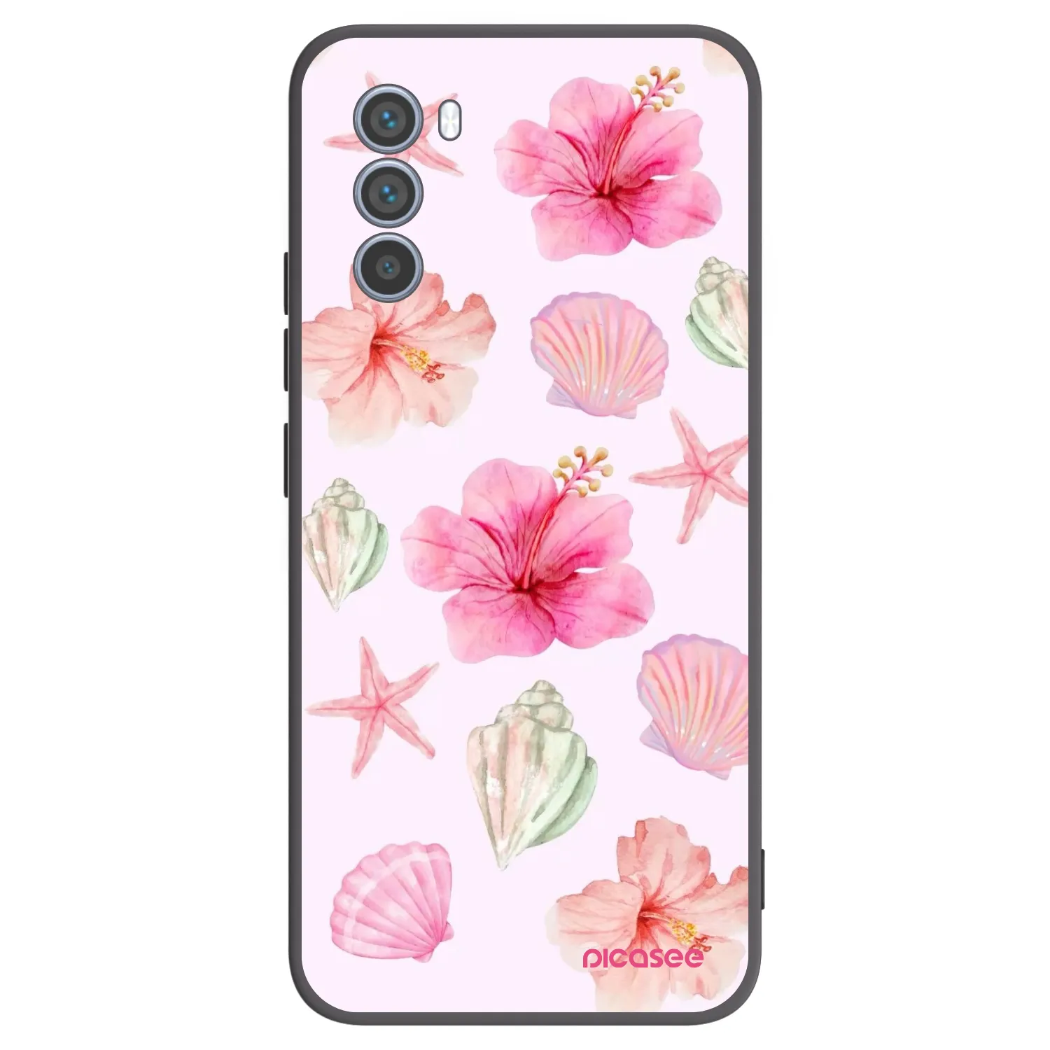 Picasee silikónový čierny obal pre Motorola Moto G62 - Blush Lagoon