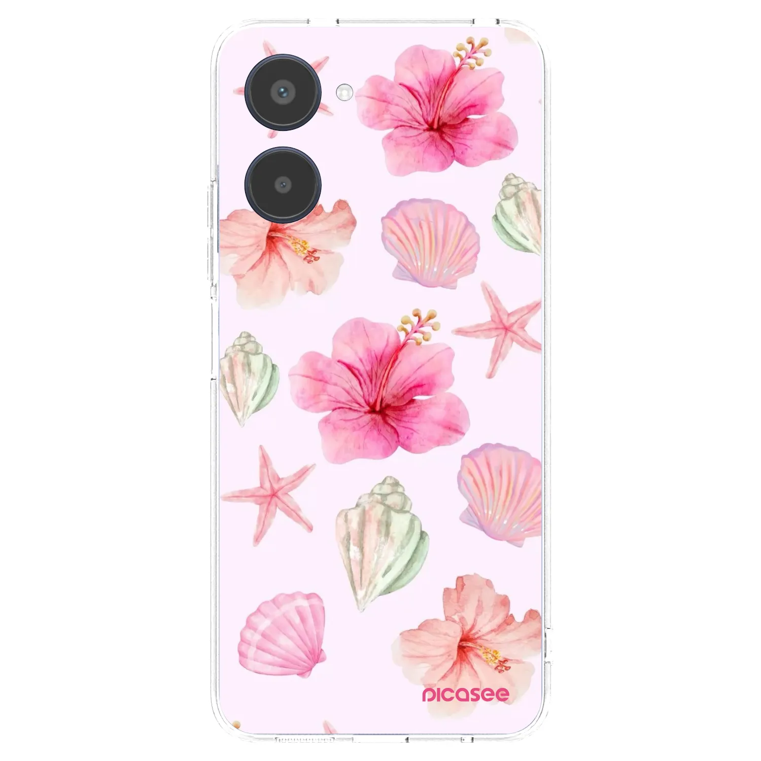 Picasee silikónový prehľadný obal pre Realme 10 4G - Blush Lagoon
