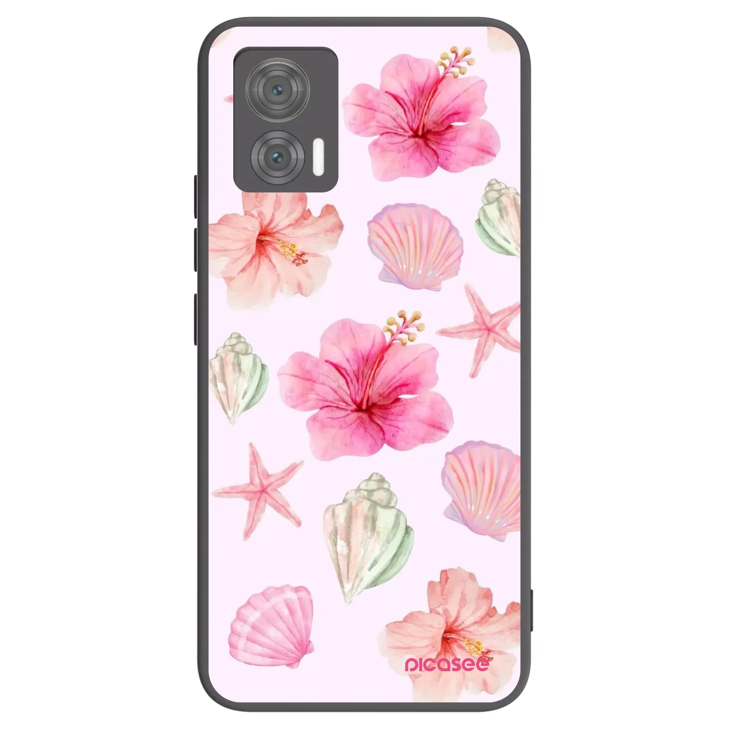 Picasee silikónový čierny obal pre Motorola Edge 30 Neo - Blush Lagoon
