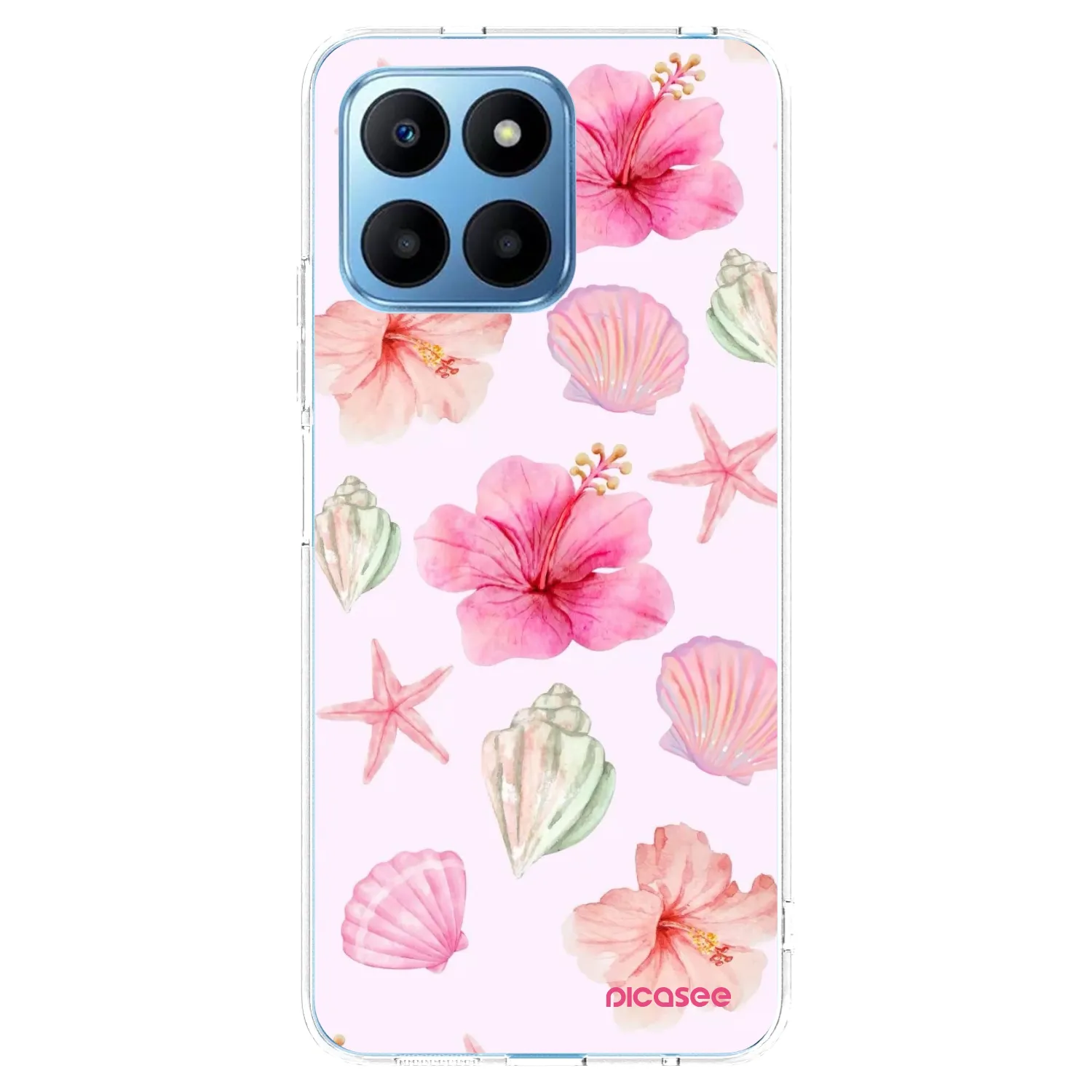 Picasee silikónový prehľadný obal pre Honor 70 Lite - Blush Lagoon