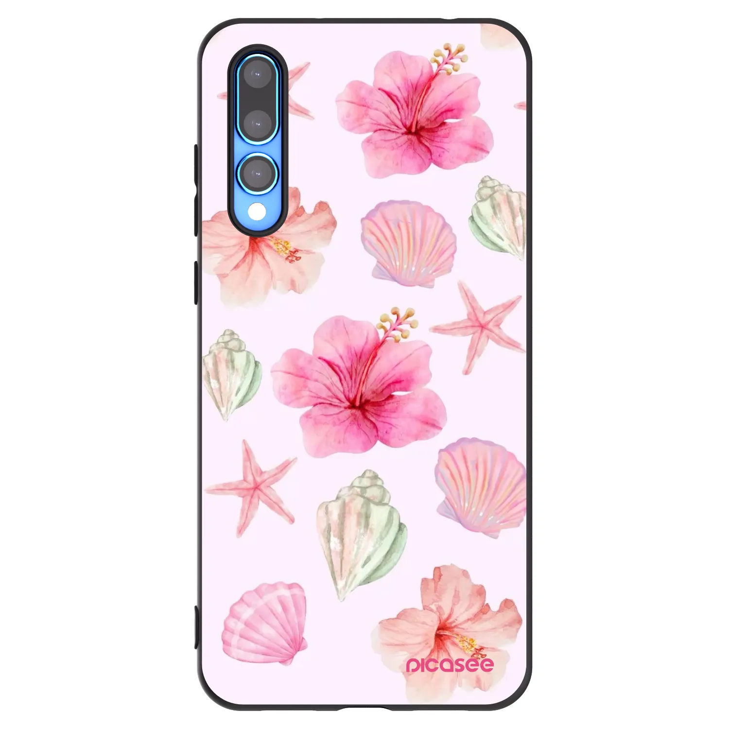 Picasee silikónový čierny obal pre Huawei P20 Pro - Blush Lagoon