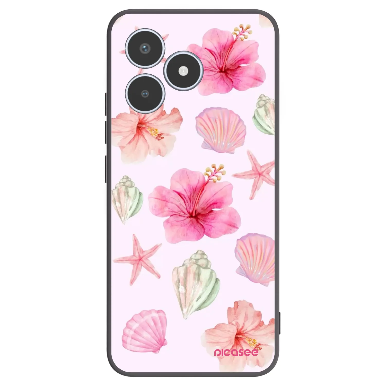 Picasee silikónový čierny obal pre Realme C53 - Blush Lagoon