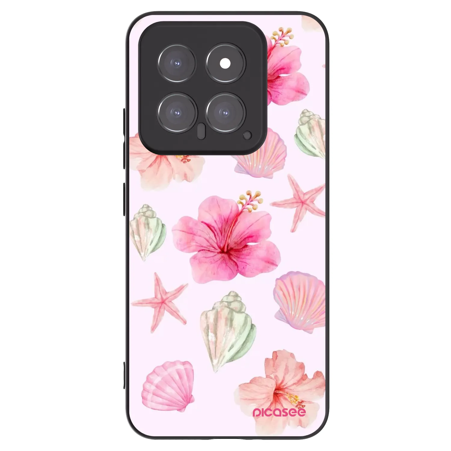 Picasee silikónový čierny obal pre Xiaomi 14 - Blush Lagoon