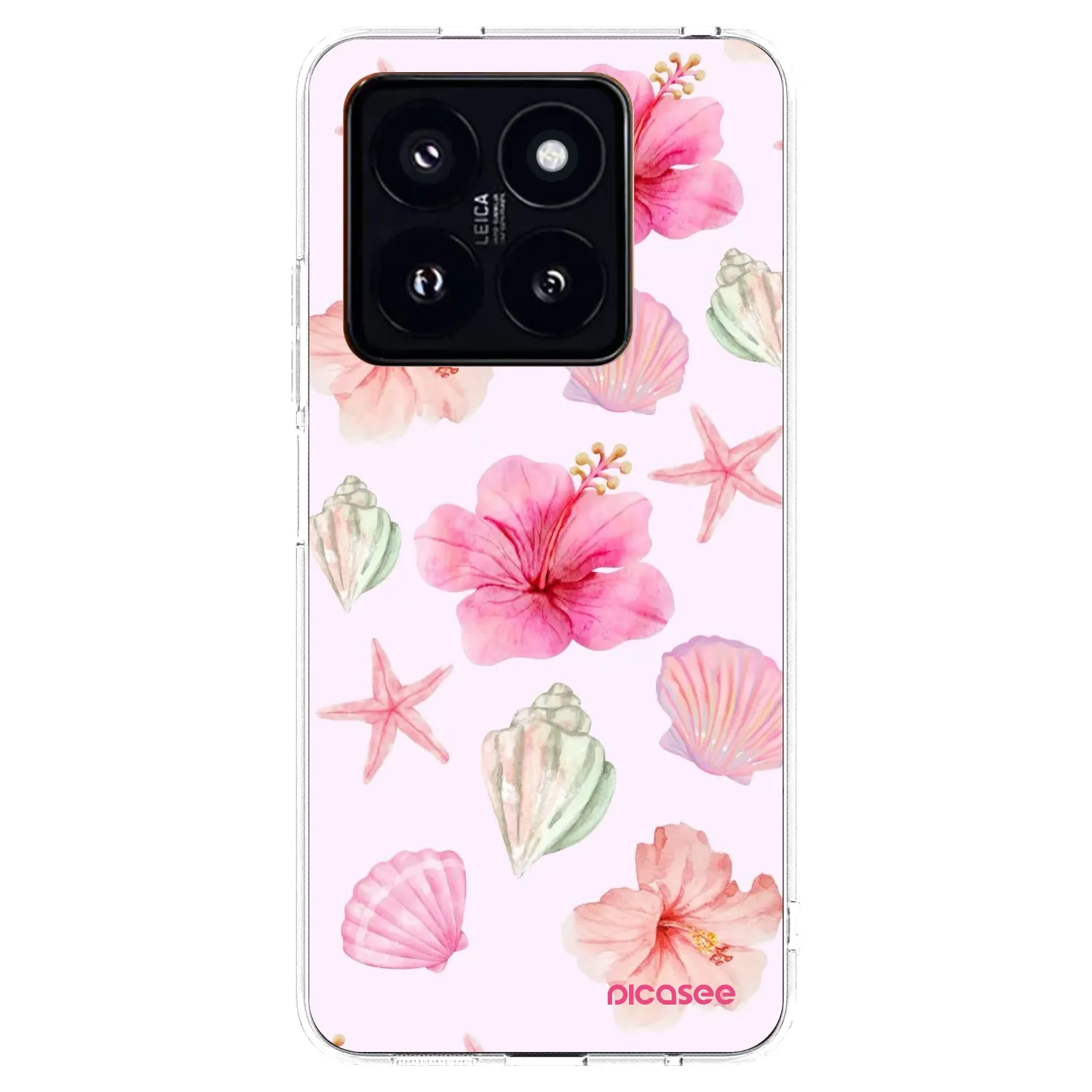 Picasee silikónový prehľadný obal pre Xiaomi 14 Pro - Blush Lagoon