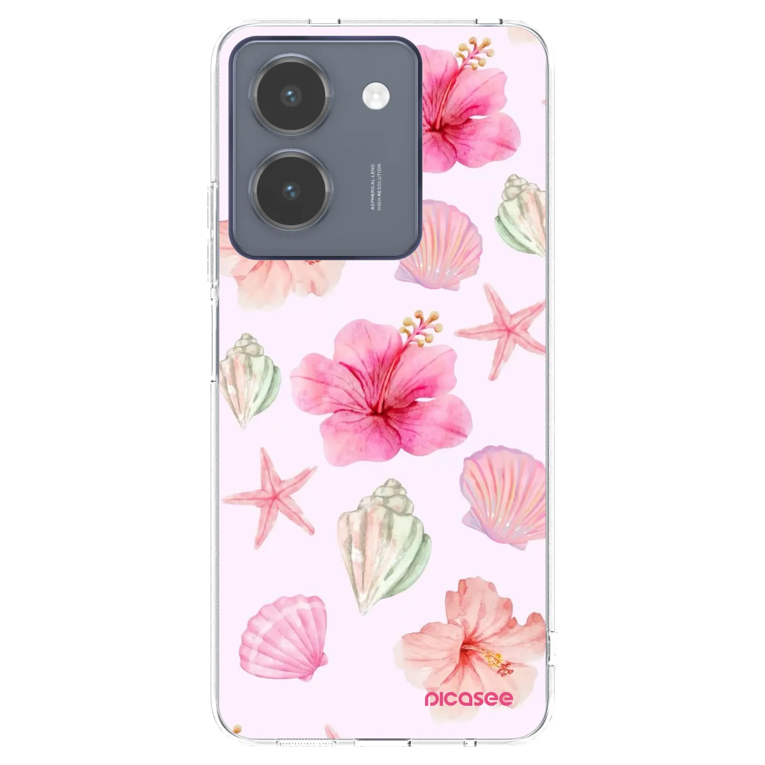 Picasee silikónový prehľadný obal pre Vivo Y36 4G - Blush Lagoon