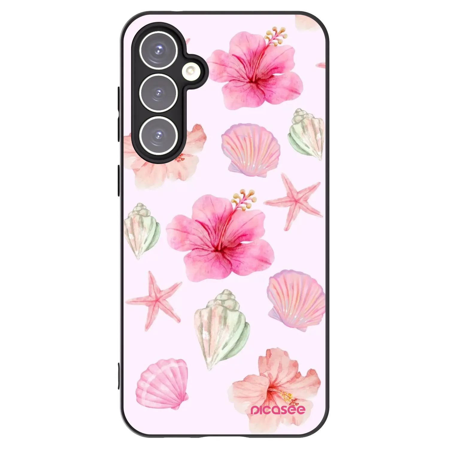 Picasee silikónový čierny obal pre Samsung Galaxy S23 FE S711B - Blush Lagoon