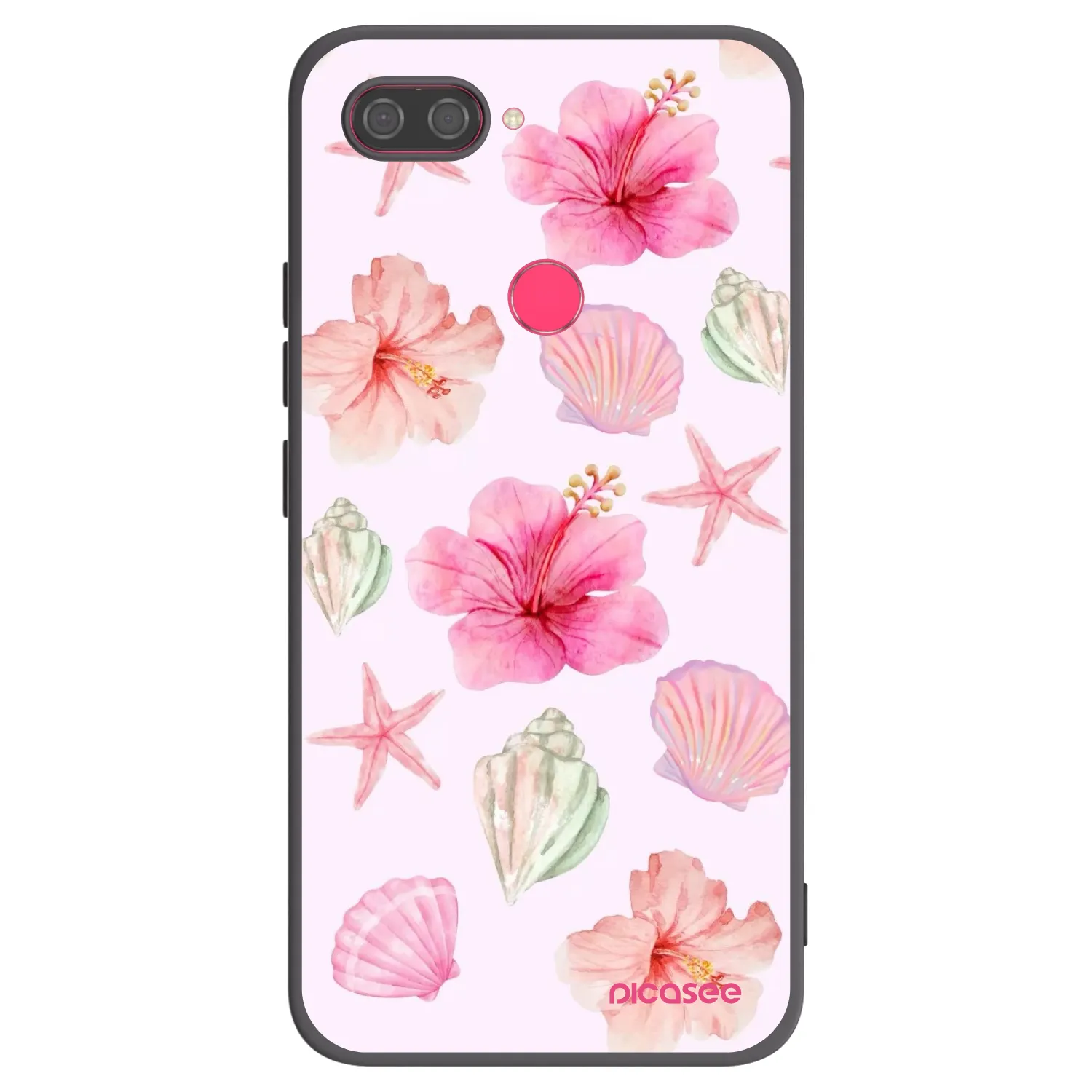 Picasee silikónový čierny obal pre Xiaomi Mi 8 Lite - Blush Lagoon