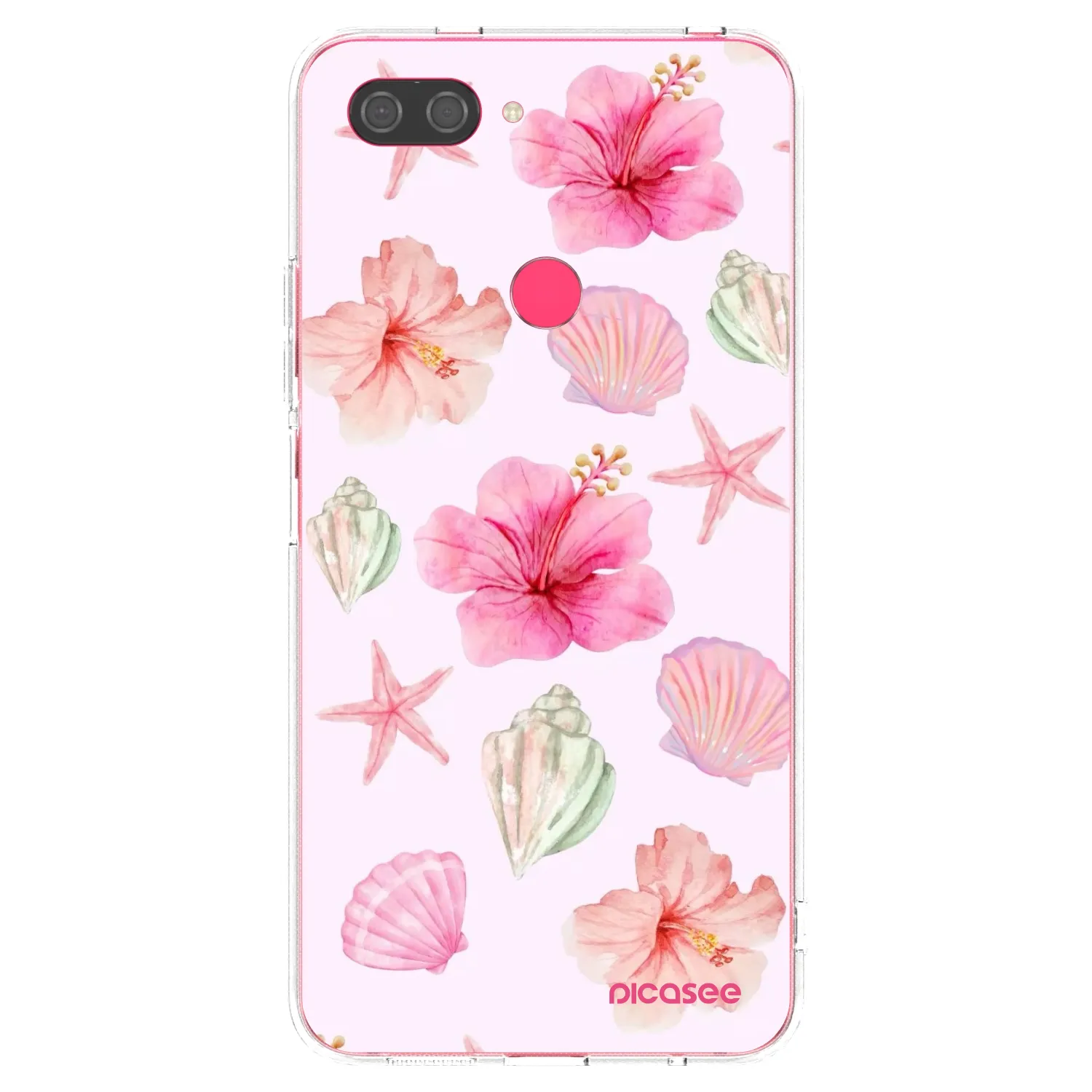 Picasee silikónový prehľadný obal pre Xiaomi Mi 8 Lite - Blush Lagoon