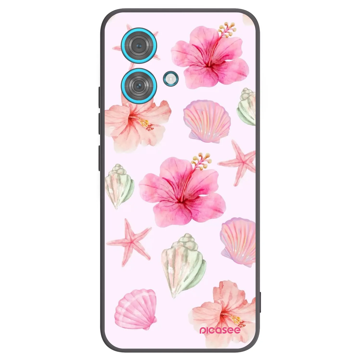 Picasee silikónový čierny obal pre Motorola Edge 40 Neo - Blush Lagoon