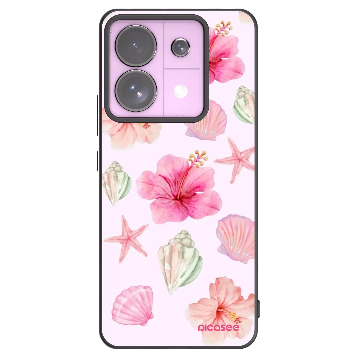 Picasee silikónový čierny obal pre Xiaomi Redmi Note 13 Pro 5G - Blush Lagoon