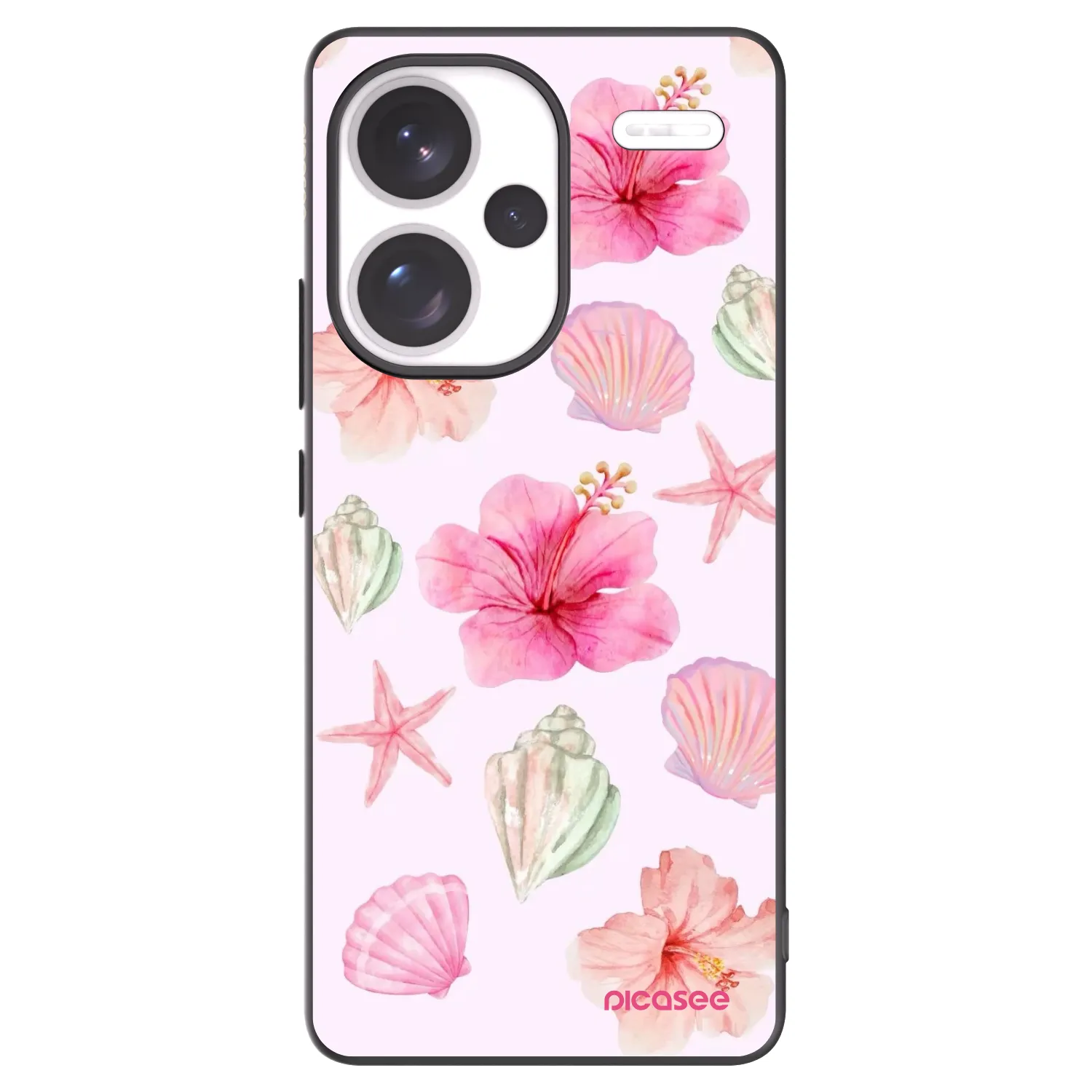 Picasee silikónový čierny obal pre Xiaomi Redmi Note 13 Pro+ 5G - Blush Lagoon