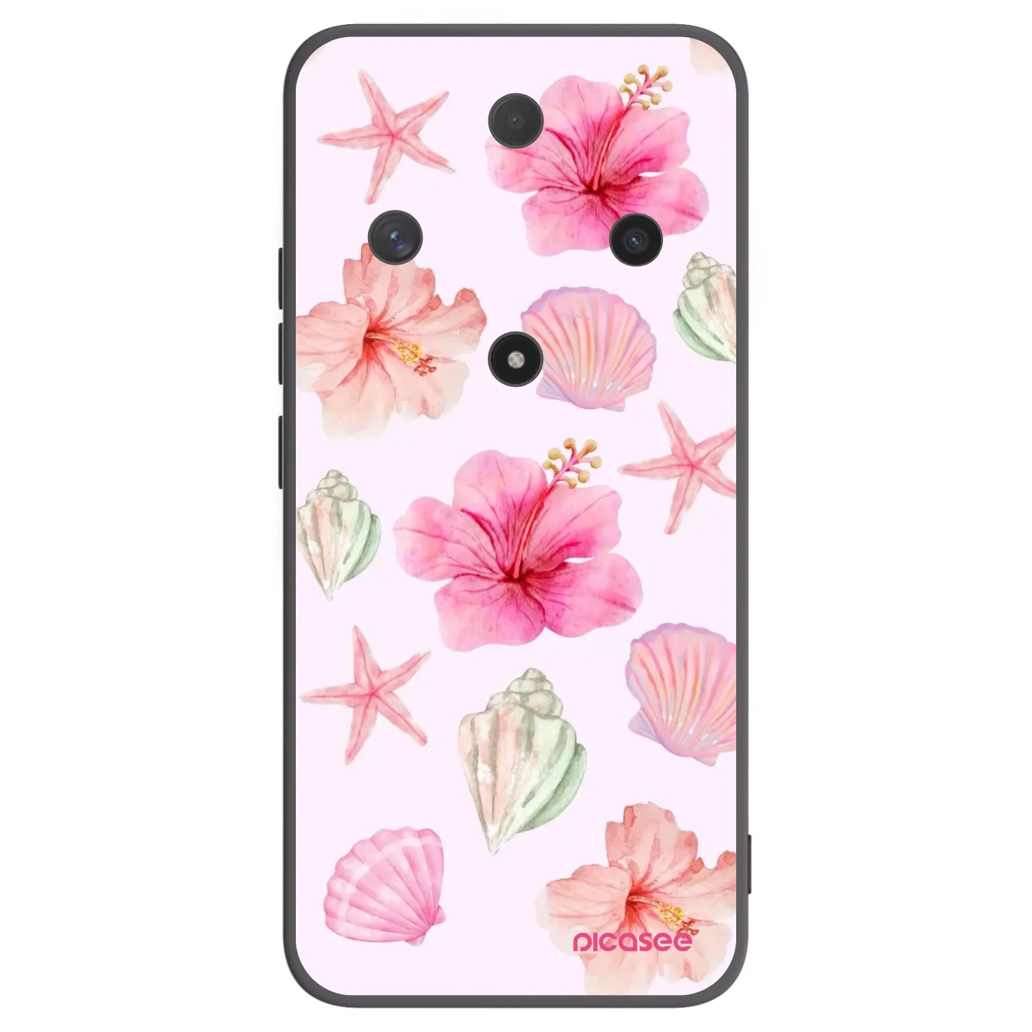 Picasee silikónový čierny obal pre Honor Magic6 Lite 5G - Blush Lagoon