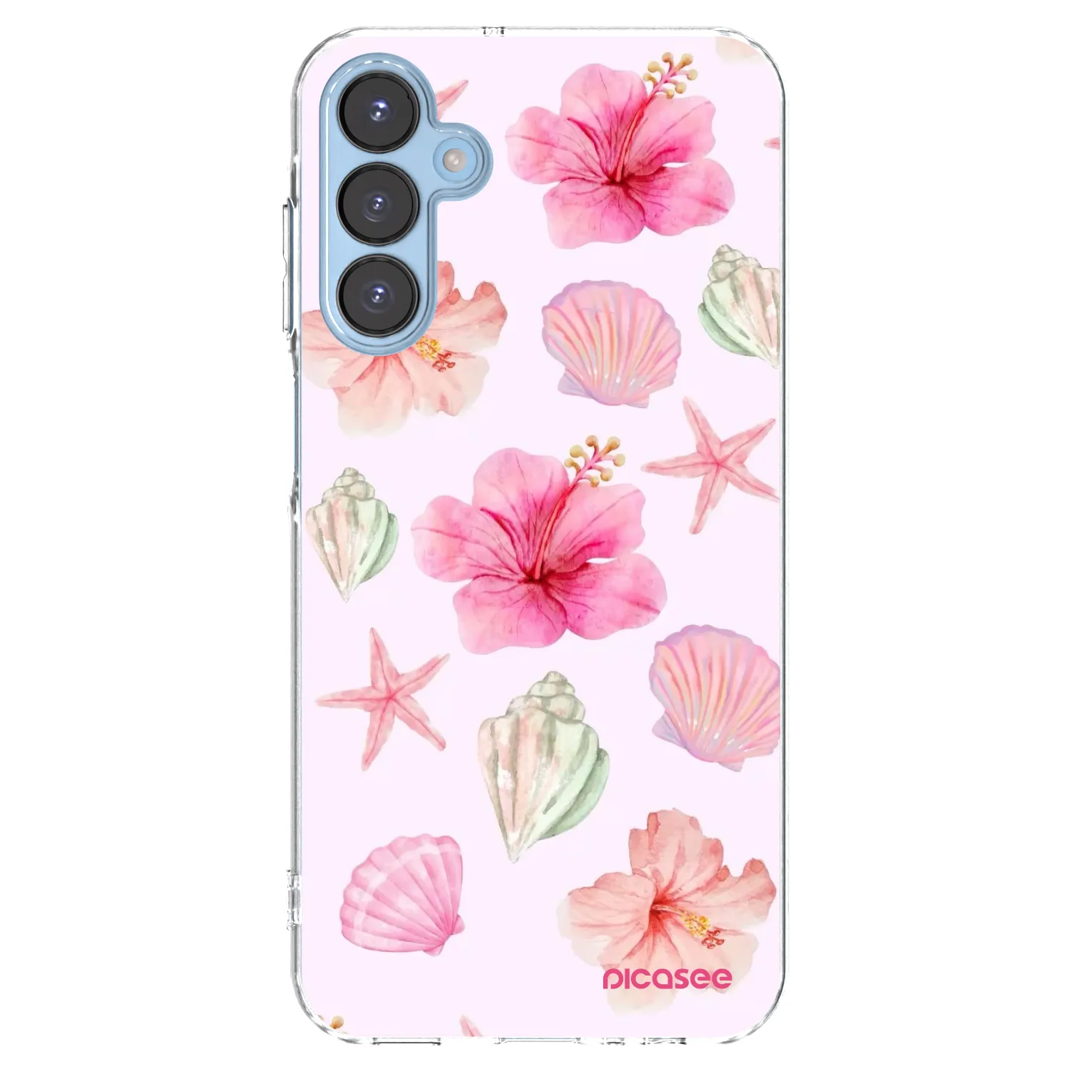 Picasee silikónový prehľadný obal pre Samsung Galaxy A15 A156B 5G - Blush Lagoon