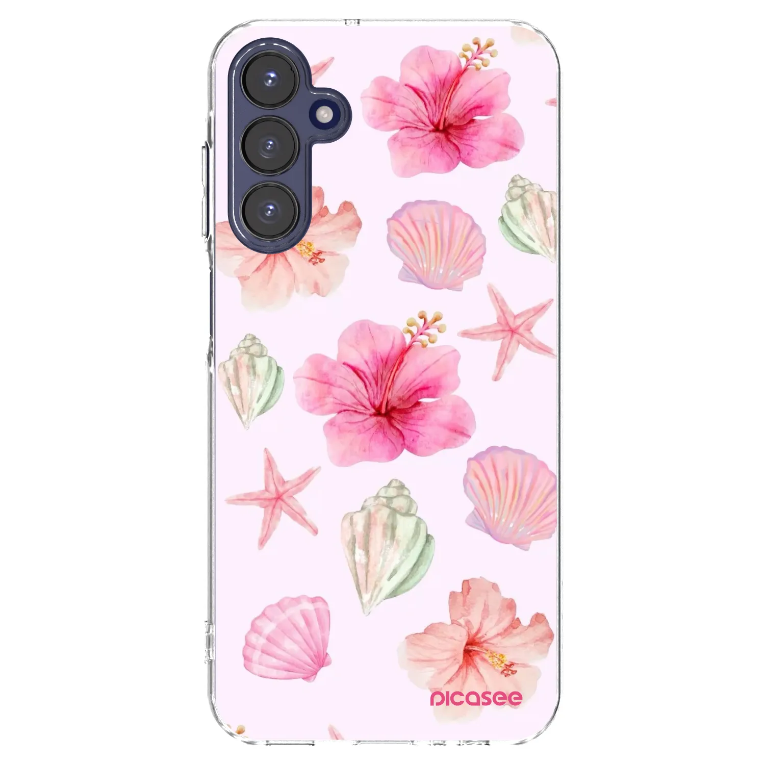 Picasee silikónový prehľadný obal pre Samsung Galaxy A15 A155F 4G - Blush Lagoon