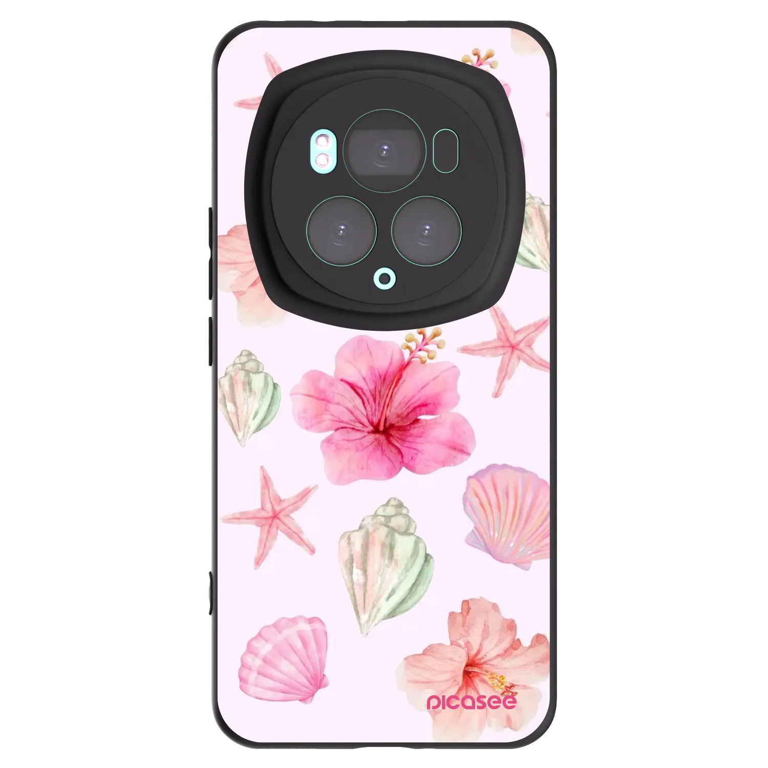 Picasee silikónový čierny obal pre Honor Magic6 Pro - Blush Lagoon