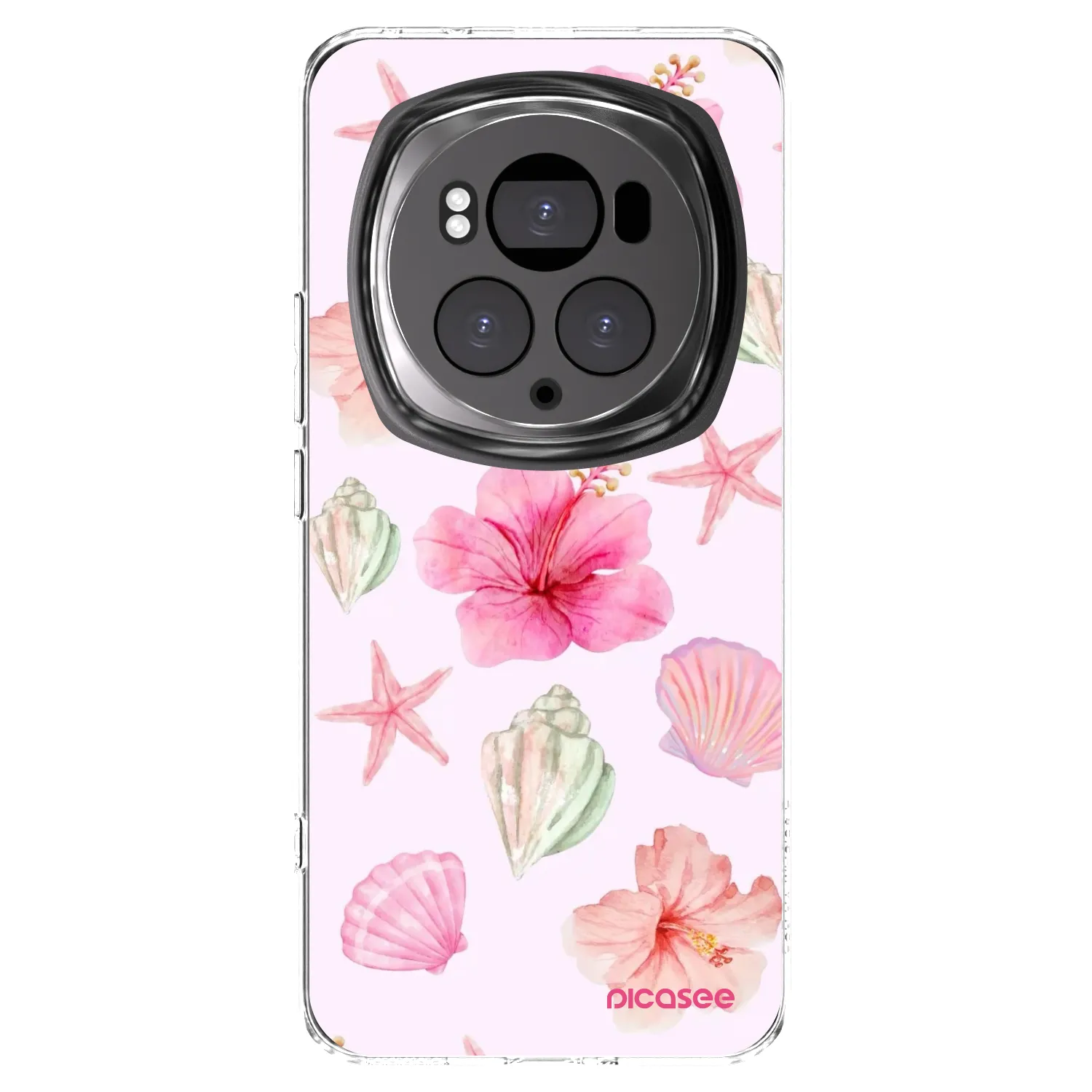 Picasee silikónový prehľadný obal pre Honor Magic6 Pro - Blush Lagoon