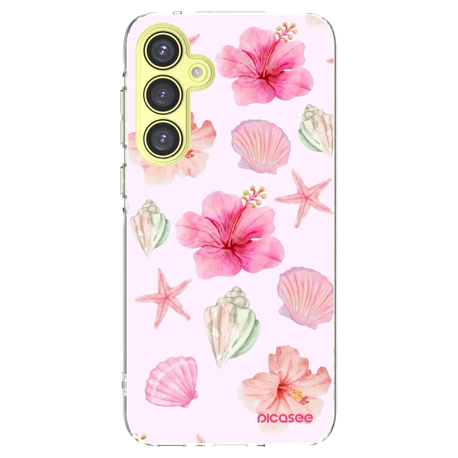 Picasee silikónový prehľadný obal pre Samsung Galaxy A35 5G A356B - Blush Lagoon