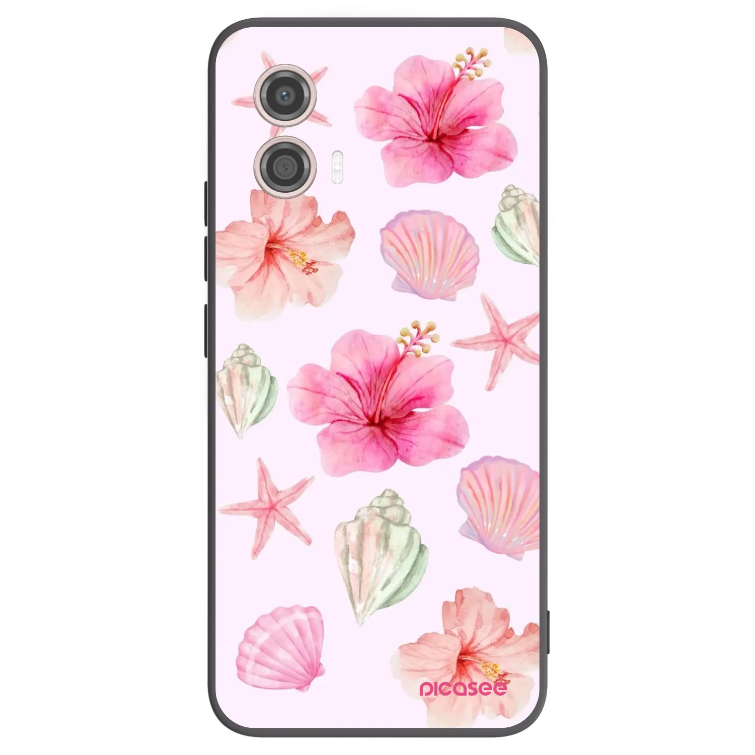 Picasee silikónový čierny obal pre Motorola Moto G53 5G - Blush Lagoon