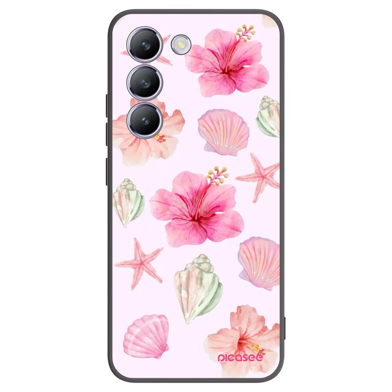 Picasee silikónový čierny obal pre Vivo V40 SE 5G - Blush Lagoon