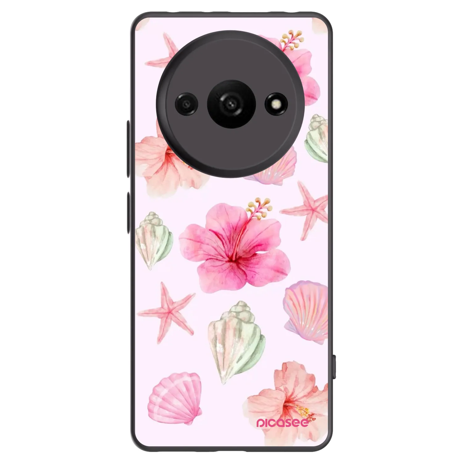 Picasee silikónový čierny obal pre Xiaomi Redmi A3 - Blush Lagoon