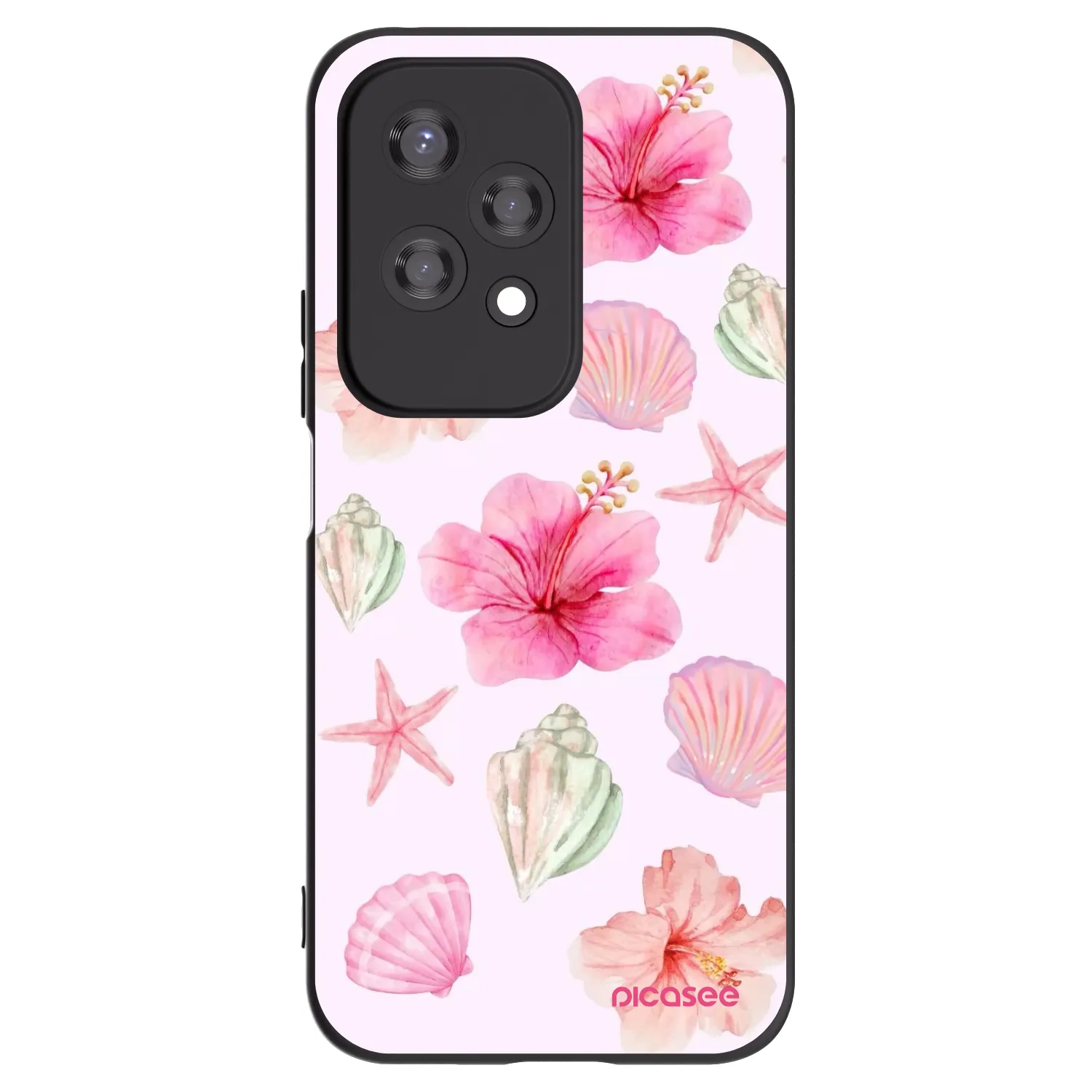 Picasee silikónový čierny obal pre Honor 200 Lite - Blush Lagoon