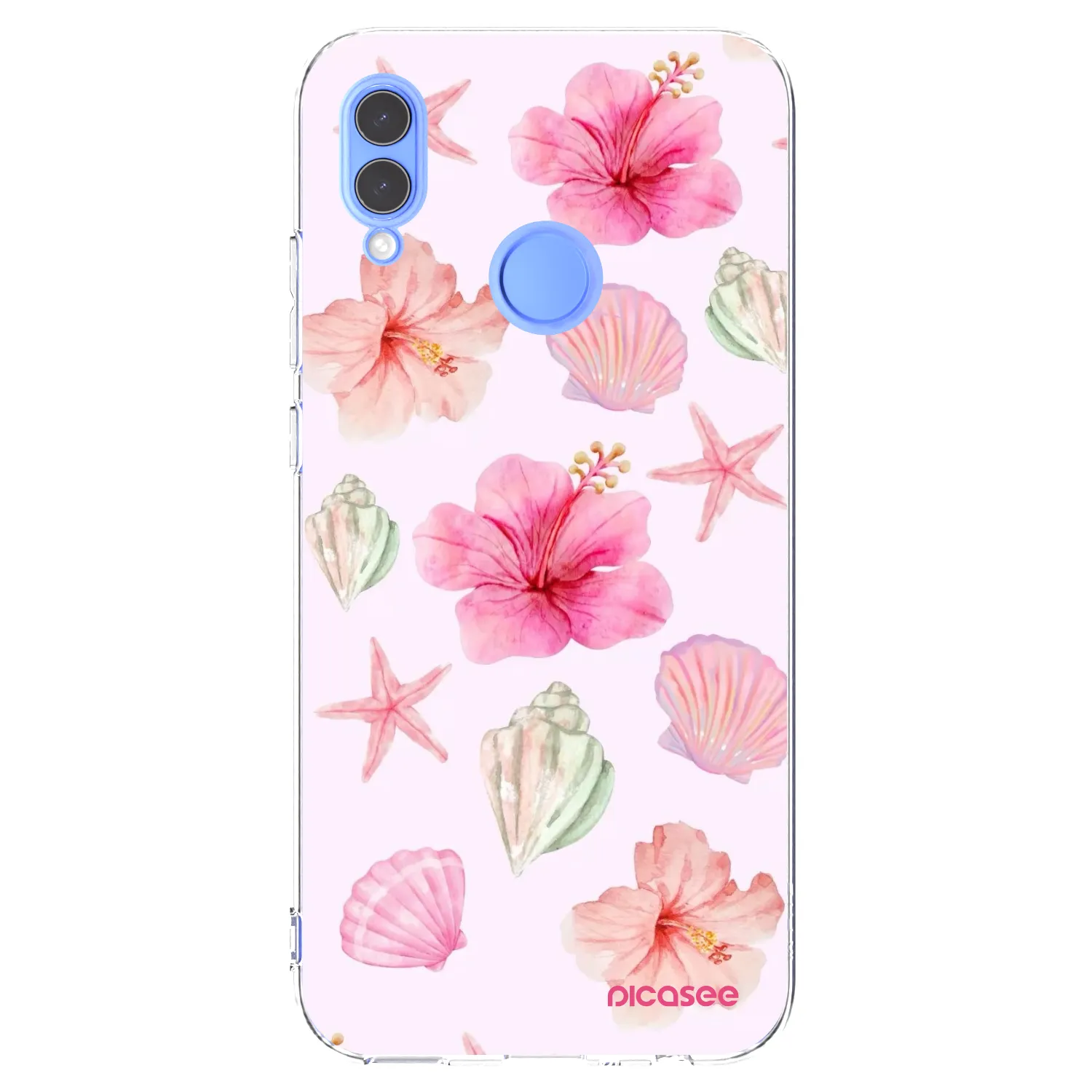 Picasee silikónový prehľadný obal pre Huawei P Smart 2019 - Blush Lagoon
