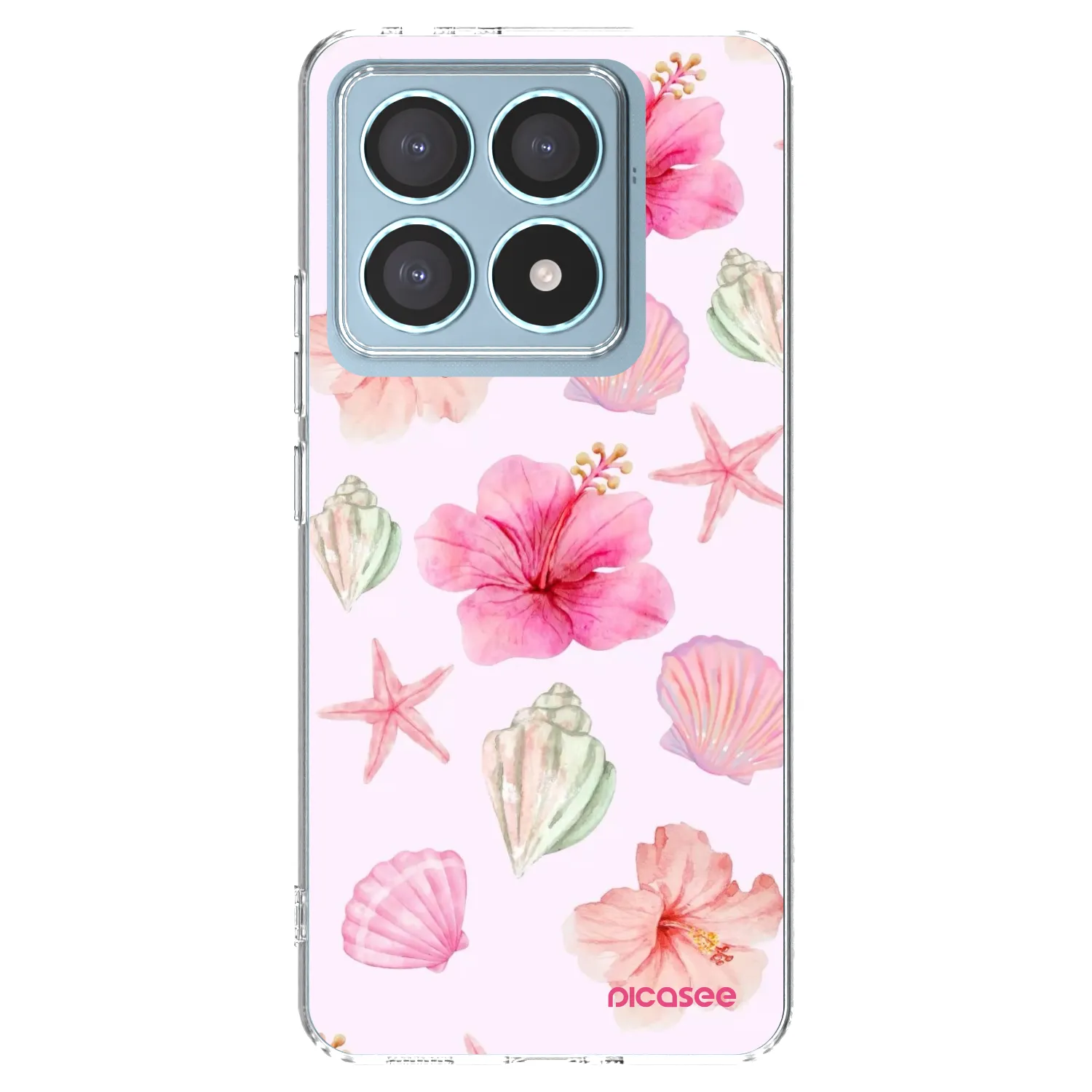 Picasee silikónový prehľadný obal pre Xiaomi 14T Pro - Blush Lagoon