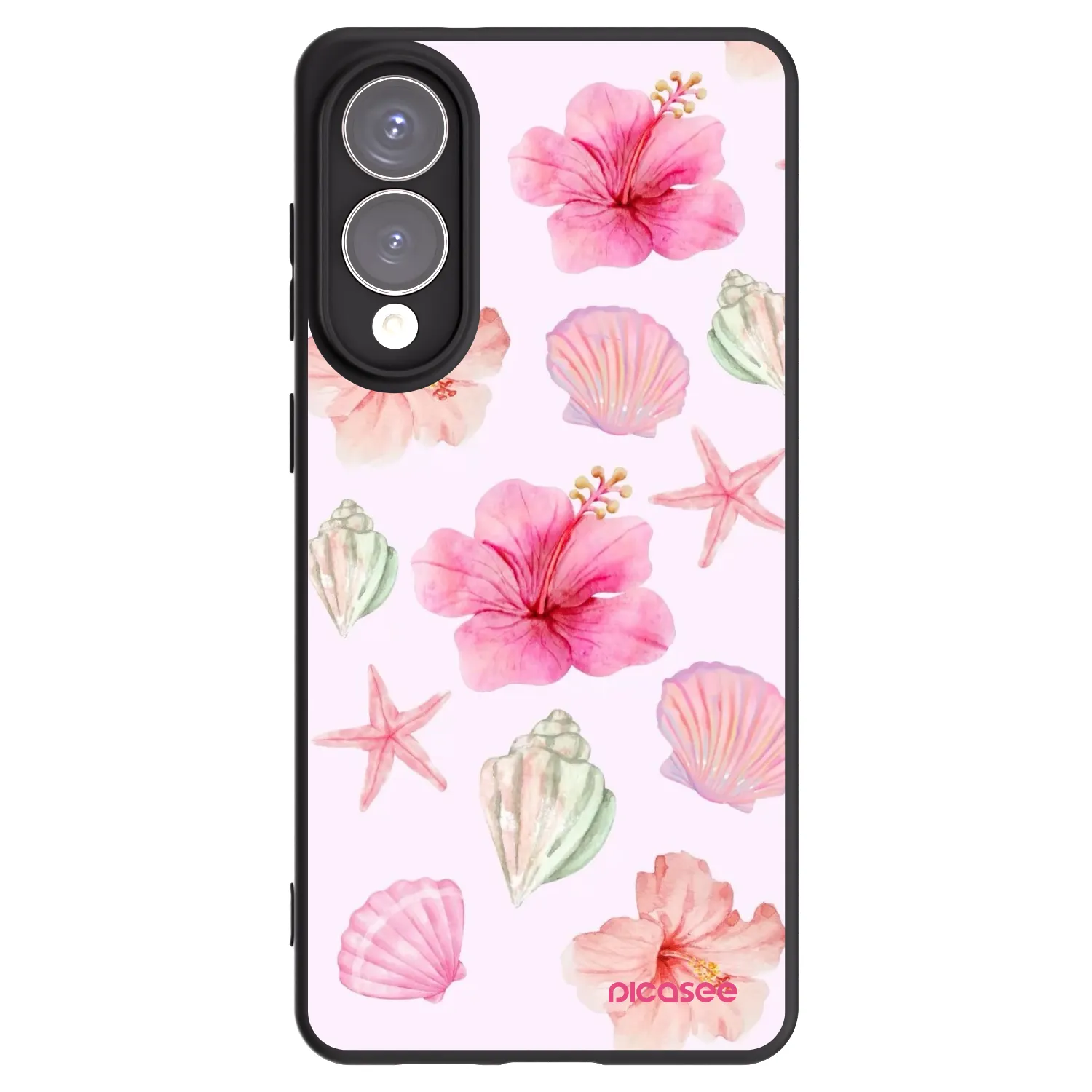 Picasee silikónový čierny obal pre Samsung Galaxy S25 Edge 5G - Blush Lagoon