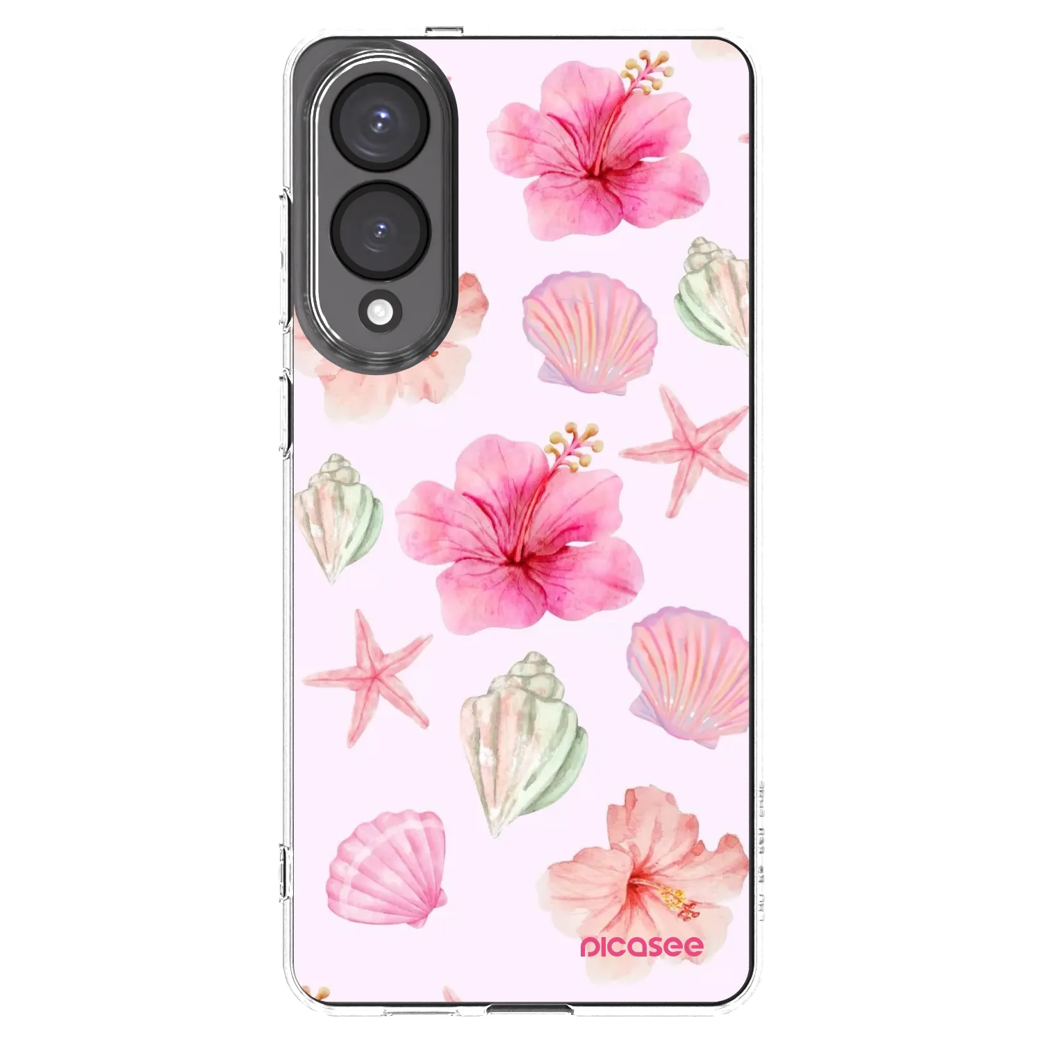 Picasee silikónový prehľadný obal pre Samsung Galaxy S25 Edge 5G - Blush Lagoon
