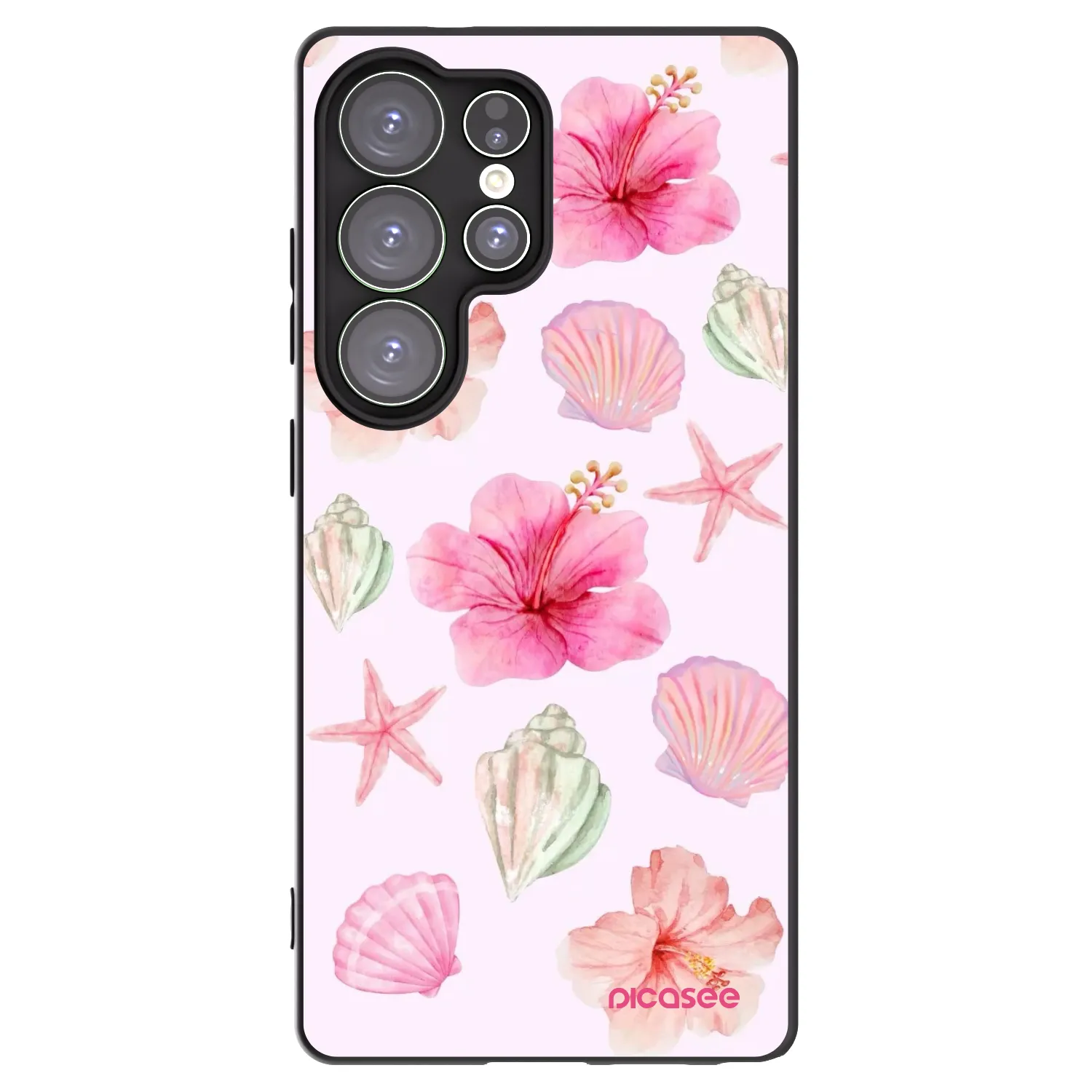 Picasee silikónový čierny obal pre Samsung Galaxy S25 Ultra 5G - Blush Lagoon