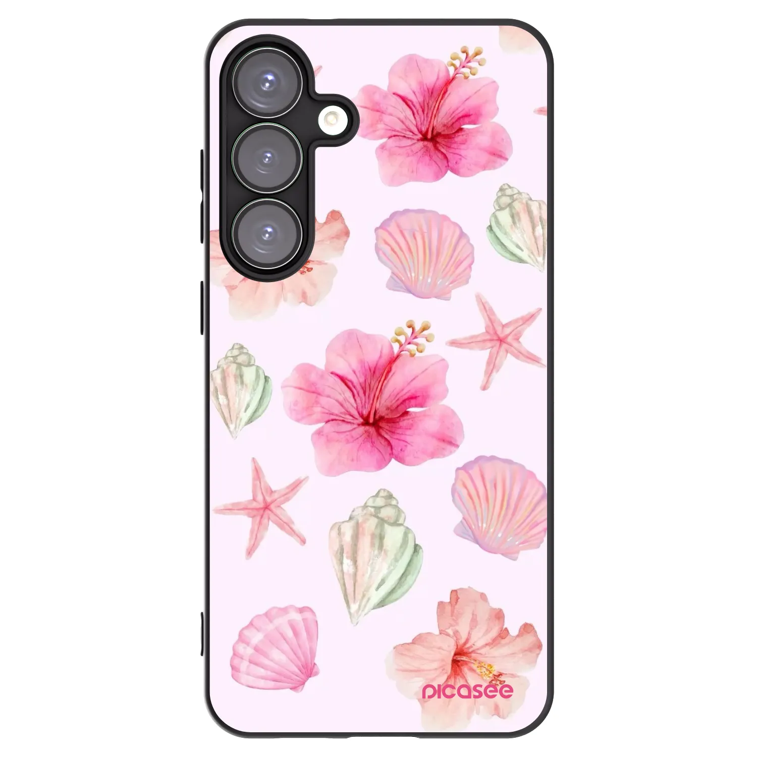 Picasee silikónový čierny obal pre Samsung Galaxy S25+ 5G - Blush Lagoon