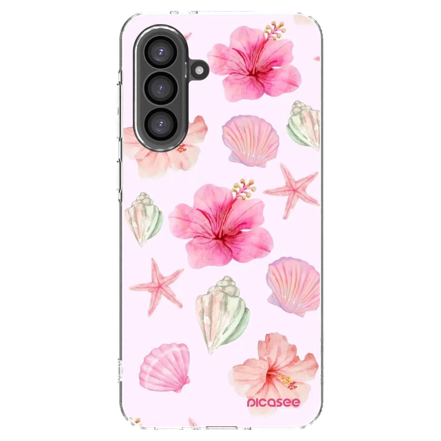 Picasee silikónový prehľadný obal pre Samsung Galaxy A56 5G A566B - Blush Lagoon