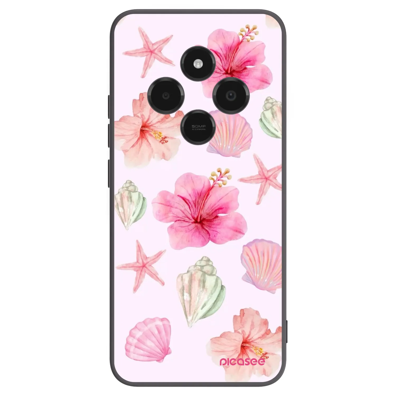 Picasee silikónový čierny obal pre Xiaomi Poco C75 - Blush Lagoon