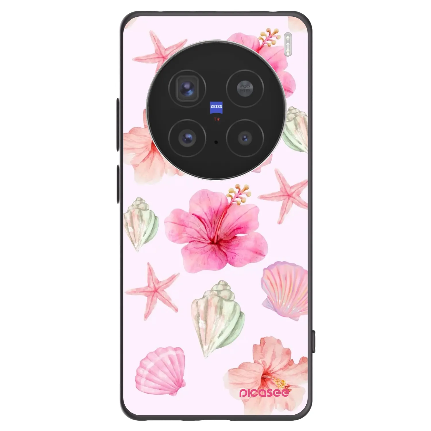 Picasee silikónový čierny obal pre Vivo X200 Pro - Blush Lagoon