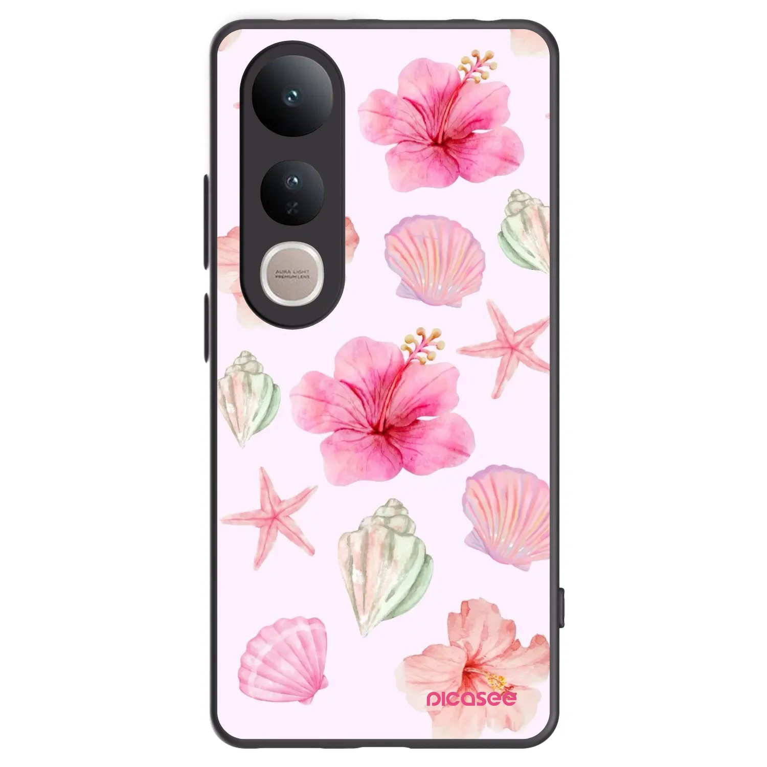 Picasee silikónový čierny obal pre Vivo V50 Lite 5G - Blush Lagoon