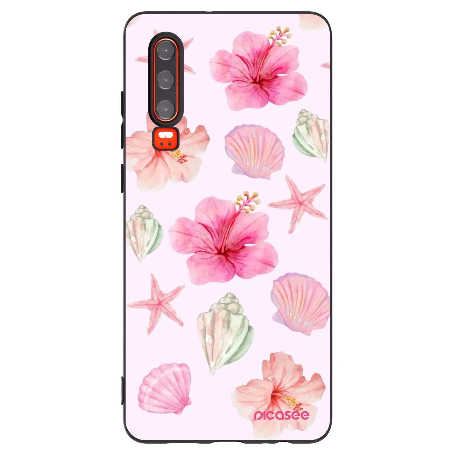 Picasee silikónový čierny obal pre Huawei P30 - Blush Lagoon