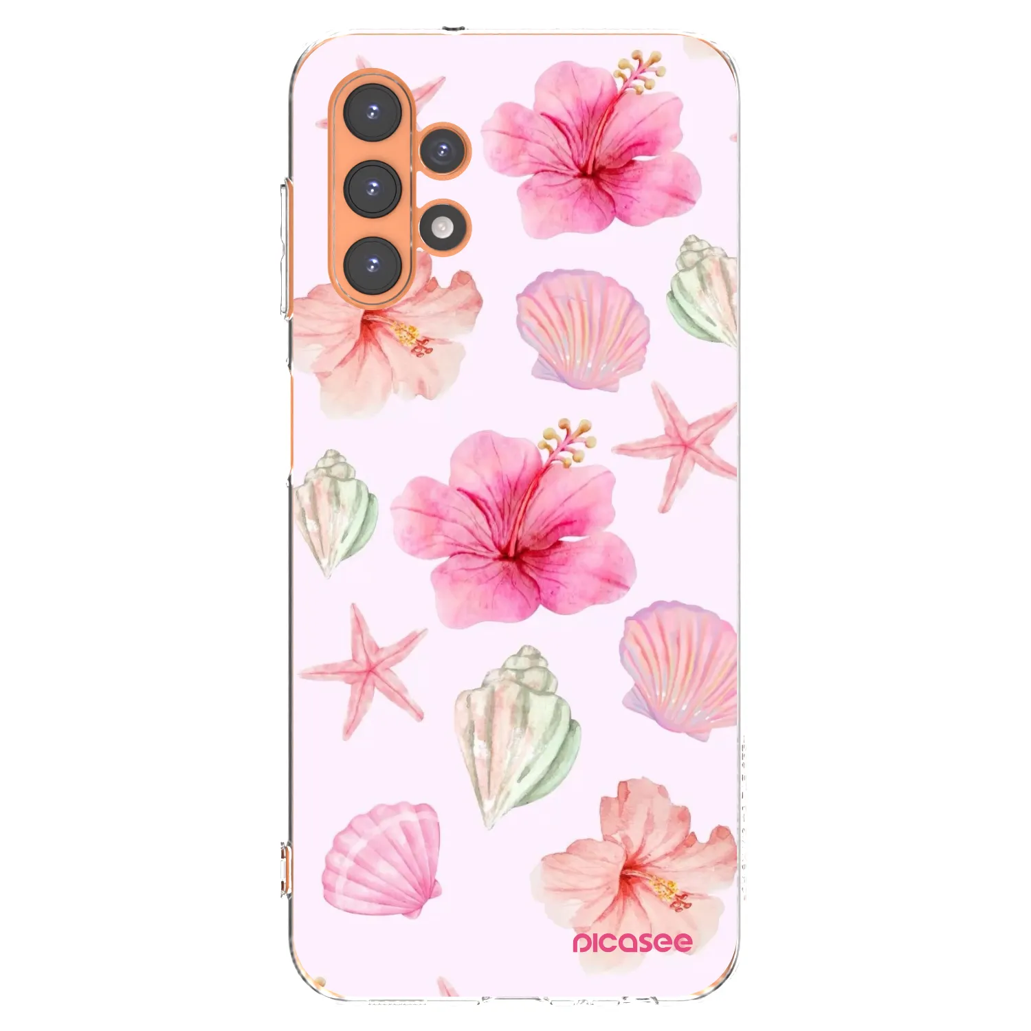 Picasee silikónový prehľadný obal pre Samsung Galaxy A13 5G - Blush Lagoon