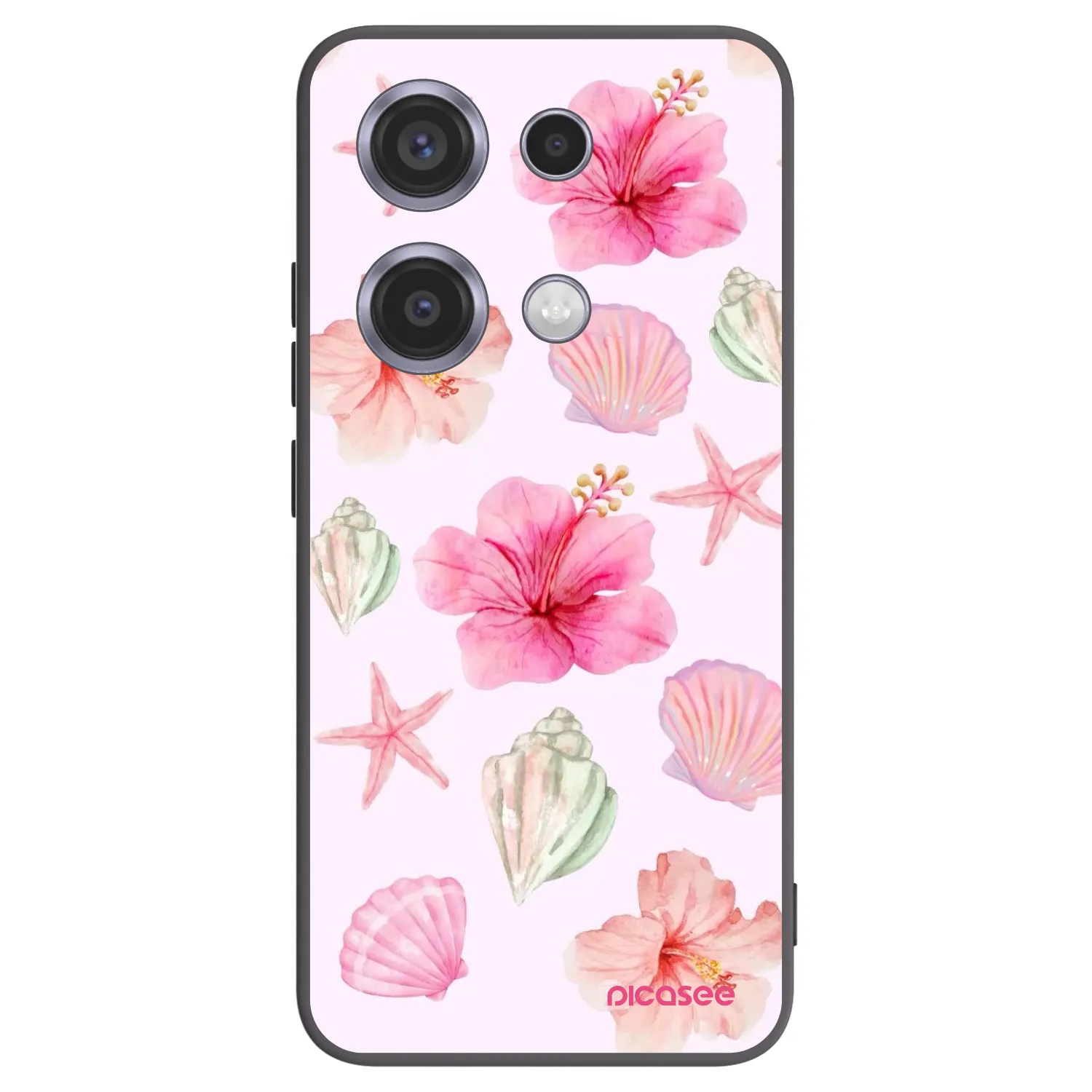 Picasee silikónový čierny obal pre Xiaomi Redmi Note 14S - Blush Lagoon