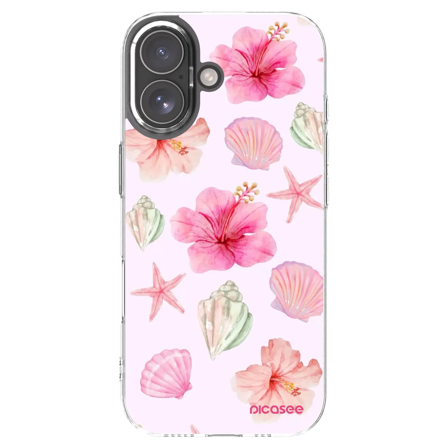 Picasee silikónový prehľadný obal pre Apple iPhone 17 - Blush Lagoon