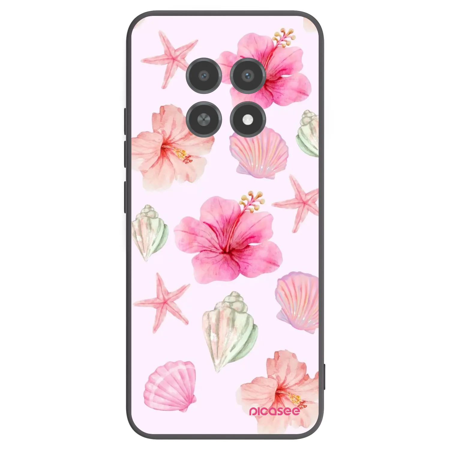 Picasee silikónový čierny obal pre Realme 12X - Blush Lagoon