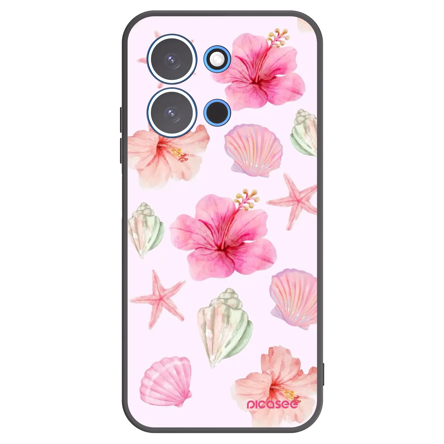 Picasee silikónový čierny obal pre Xiaomi Redmi 15C 4G - Blush Lagoon