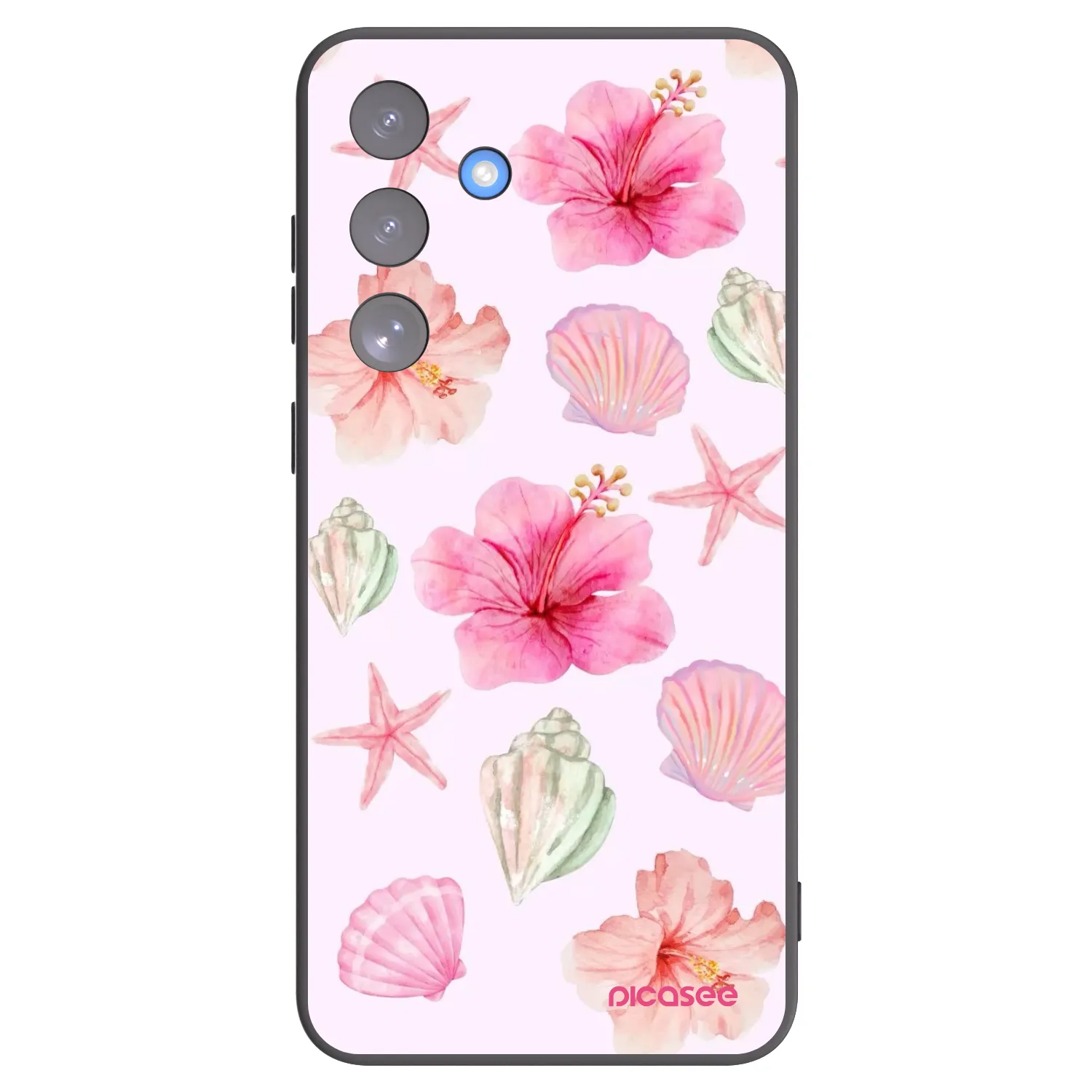 Picasee silikónový čierny obal pre Samsung Galaxy S25 FE 5G - Blush Lagoon
