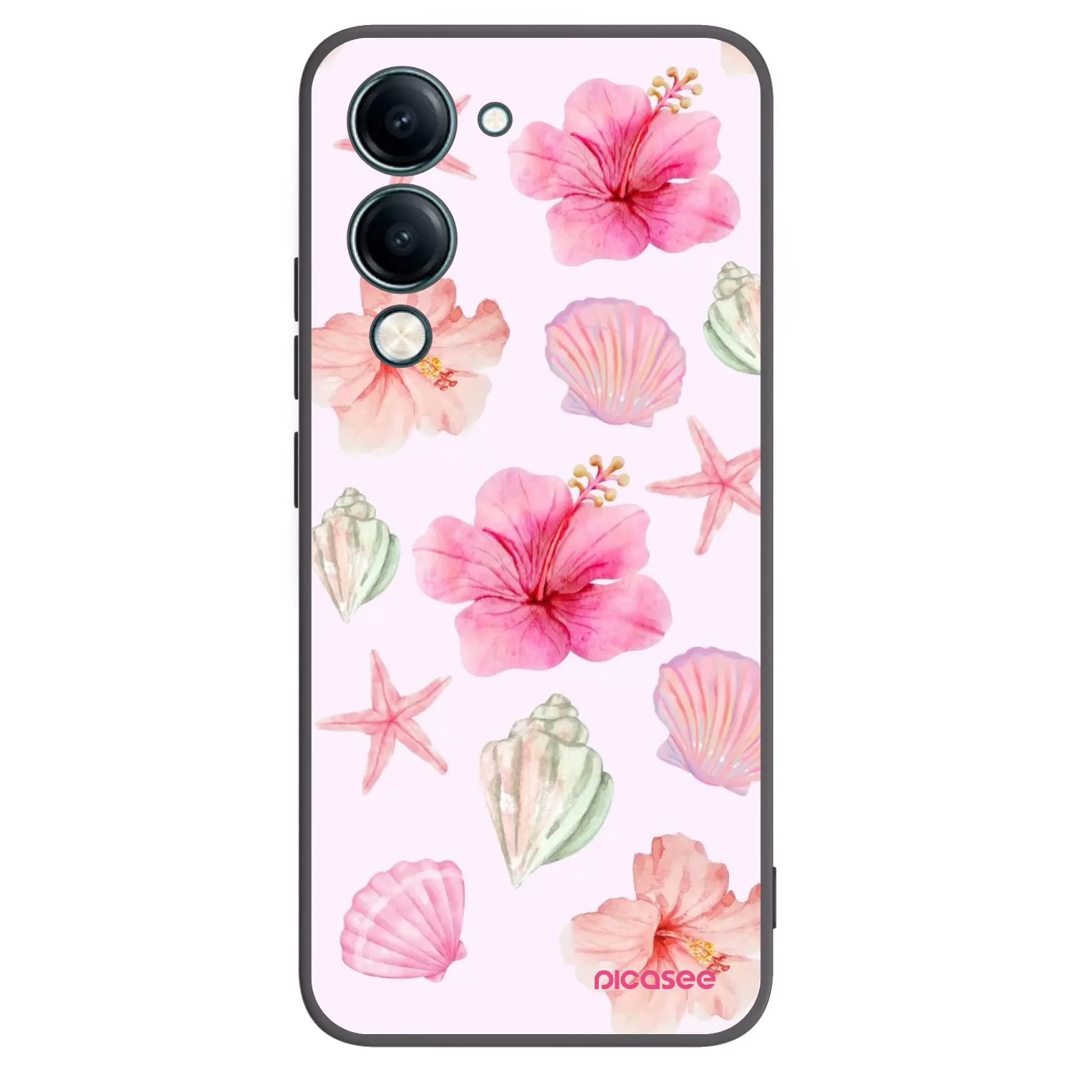 Picasee silikónový čierny obal pre Vivo Y29s 5G - Blush Lagoon