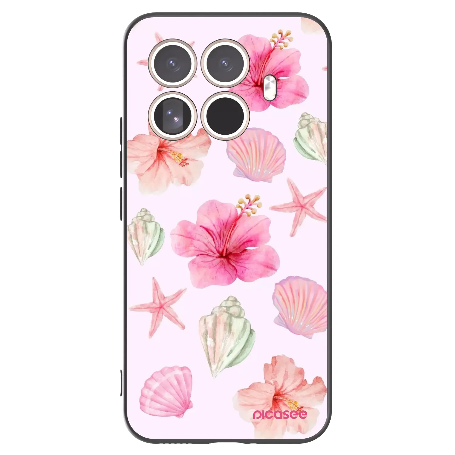 Picasee silikónový čierny obal pre Xiaomi 15T Pro - Blush Lagoon